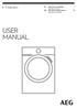 T7DBG831. PT Manual de instruções 2 Secador de roupa ES Manual de instrucciones 25 Secadora de tambor USER MANUAL