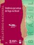 RELATÓRIO NACIONAL. Violência por armas de fogo no Brasil NEV/USP APOIO TÉCNICO: