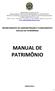 MANUAL DE PATRIMÔNIO