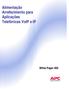 Alimentação Arrefecimento para Aplicações Telefónicas VoIP e IP. White Paper #69