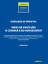 REDES DE PROTEÇÃO À CRIANÇA E AO ADOLESCENTE