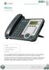 IP Phone Series IPS 212. 2 linhas e 12 teclas de memória. LCD de 128 x 64 pixels. HD Voice