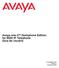 Avaya one-x TM Deskphone Edition for 9620 IP Telephone Guia do Usuário