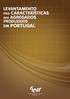 Levantamento das Características dos Agregados produzidos em Portugal