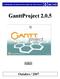 GanttProject 2.0.5 Outubro / 2007