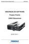 DESCRIÇÃO DO SOFTWARE. Projetor Proinfo. LINUX Educacional