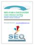 SEO PARA INICIANTES Como otimizar um blog Guia passo a passo para fazer o seu blog otimizado e indexado corretamente!