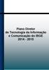 Plano Diretor de Tecnologia da Informação e Comunicação do IBGE 2014-2015