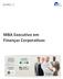 MBA Executivo em Finanças Corporativas
