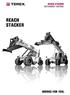 REACH STACKER WORKS FOR YOU.