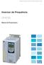 Motores I Automação I Energia I Transmissão & Distribuição I Tintas. Inversor de Frequência CFW700. Manual de Programação