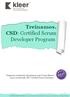Treinamos. CSD: Certified Scrum Developer Program