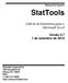 StatTools. Add-In de Estatística para o Microsoft Excel. Versão 5.7 1 de setembro de 2010. Manual do Usuário