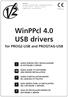 WinPPcl 4.0 USB drivers