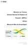 Ministério do Turismo. Sistema Nacional de Registro de. Hóspede - SNRHos. Off-line. Manual do Meio de Hospedagem. Manual do Meio de Hospedagem