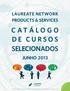 CATÁLOGO DE CURSOS SELECIONADOS