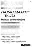 PROGRAM-LINK FA-124 Manual de Instruções