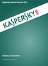 Kaspersky Internet Security 2013 MANUAL DO USUÁRIO
