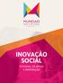 INOVAÇÃO SOCIAL TUTORIAL DE APOIO E INSPIRAÇÃO