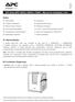APC Back-UPS 400VA, 600VA e 700VA Manual de Instalação e Uso