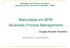 Modelagem de Processos de Negócio Departamento de Ciência da Computação - UFMG. Maturidade em BPM. (Business Process Management)