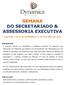 SEMANA DO SECRETARIADO & ASSESSORIA EXECUTIVA