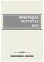 PRESTAÇÃO DE CONTAS 2009 DOCUMENTOS PREVISIONAIS 2005 CÂMARA MUNICIPAL DE ESPINHO