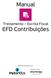 Manual. EFD Contribuições