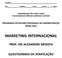 MARKETING INTERNACIONAL