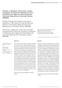 Abstract. Resumo QUESTÕES METODOLÓGICAS METHODOLOGICAL ISSUES