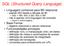 SQL (Structured Query Language)