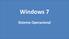 Windows 7. Sistema Operacional