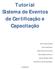 Tutorial Sistema de Eventos de Certificação e Capacitação