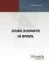 DOING BUSINESS IN BRAZIL