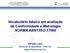 Vocabulário básico em avaliação da Conformidade e Metrologia NORMA ABNT/ISO 17000