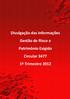 Divulgação das Informações Gestão de Risco e Patrimônio Exigido Circular 3477 1º Trimestre 2012