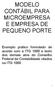 MODELO CONTÁBIL PARA MICROEMPRESA E EMPRESA DE PEQUENO PORTE