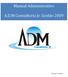 Manual Administrativo. A.D.M Consultoria Jr. Gestão 2009