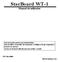 StarBoard WT-1 Manual do utilizador