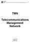 TMN. Telecommunications Management Network