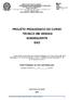 PROJETO PEDAGÓGICO DO CURSO TÉCNICO EM VENDAS SUBSEQUENTE EAD