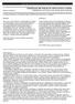 Classificação das fraturas da coluna torácica e lombar Classification of thoracic and lumbar spine fractures