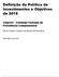 Definição da Política de Investimentos e Objetivos de 2015