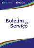 SECRETARIA DE ESTADO DO AMBIENTE. Boletim de Serviço