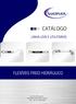 CATÁLOGO FLEXÍVEIS FREIO HIDRÁULICO LINHA LEVE E UTILITÁRIOS. www.luciflex.com.br atendimento@luciflex.com.br Tel: + 55 (11) 4034.