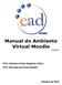 Manual do Ambiente Virtual Moodle