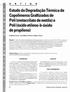 Estudo da Degradação Térmica de Copolímeros Graftizados de Poli (metacrilato de metila) e Poli (óxido etileno-b-óxido de propileno)