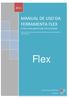 Flex. MANUAL DE USO DA FERRAMENTA FLEX O Flex como gerenciador de conteúdo