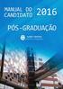 SUMÁRIO. Sobre o curso Pág. 3. Etapas do Processo Seletivo Pág. 6. Cronograma de Aulas Pág. 9. Coordenação Programa e metodologia; Investimento