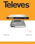 Refs. 554501 554601. Moduladores DVB-T. Manual de Instruções
